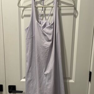 Avia Lavender Mini Dress with Crisscross Back